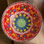 Bascuda XLarge Handmade Mexican Red Ceramic Serving Bowl 7.8-Inch