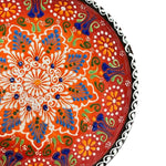 Bascuda XLarge Handmade Mexican Red Ceramic Serving Bowl 7.8-Inch