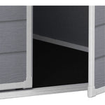 Keter 6′ x 6′ Manor Plastic Pent Garden Storage Shed – Grey